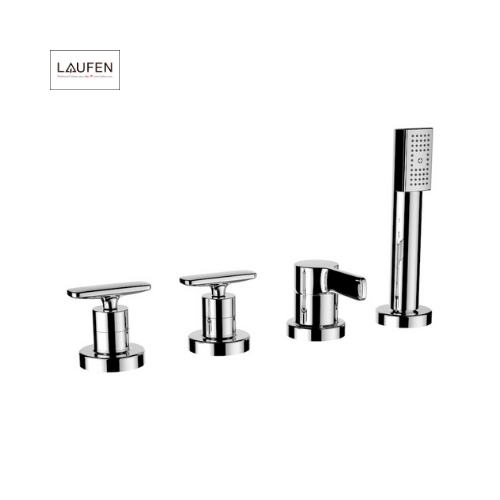СМЕСИТЕЛЬ ДЛЯ ВАННЫ НА 4 ОТВЕРСТИЯ Curve Prime от Laufen