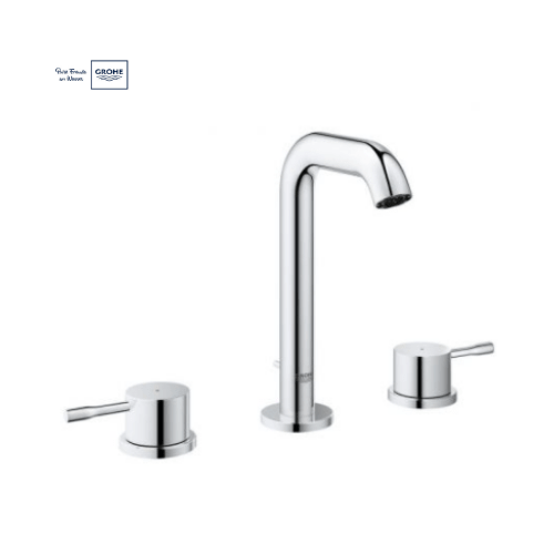 СМЕСИТЕЛЬ ДЛЯ РАКОВИНЫ НА ТРИ ОТВЕРСТИЯ Essence от GROHE